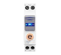 TOB9e-63 1P + N 63A 110V 220V interruptor inteligente medidor de energía kilovatios hora medidor disyuntor temporizador relé protección inteligente del hogar(TOB9e-63 25A)