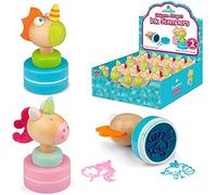 Tobar 38187 - Sellos de Madera con diseño de Unicornio y dragón, Varios diseños y Colores