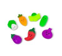 Tobar 38801 SCRUNCHEMS Veg Squishy Buddies, Varios diseños y Colores