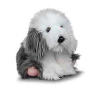 Tobar World of Nature Sheepdog Dog Plush Toy Animigos-Peluche de Perro Pastor Bobtail con diseño Realista, Suave, Aprox. 25 cm de Alto, Colores Surtidos (37570)