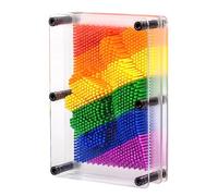 Tobar Arco Iris Pin Art Retro Juguete de Escritorio