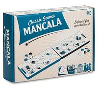 Tobar Juego de mesa Mancala Clásico, adictivo y fácil de aprender para dos jugadores Marrón