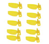 TOBBOMEY 10 Piezas Bebedero Automático para Aves de Corral Tazas Plásticas de Agua para Pollos y Sistema Fácil de Instalar y Rellenado Automático para Codornices y Pájaros Color Aleatorio