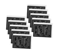 TOBBOMEY 10 Piezas Pegatinas de Atajos para Teclado Portátil Autoadhesivas Vinilo Laminado sin Residuos con Guía de Referencia para Aumentar Productividad Ordenador Portátil
