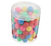 TOBBOMEY 100 piezas Bolas de Contar Huecas de Plástico para Matemáticas Escolares Probabilidad Canicas Chinas Colores Vibrantes para Experimentos Educativos