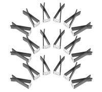 TOBBOMEY 100 Unidades Clip de Ventilación para Coche de Aleación Duradera Ambientador Aromaterapia Seguro para Rejillas de Aire Acondicionado Unidades para Uso Personal y Profesional