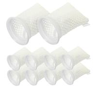 TOBBOMEY 11 Piezas Bolsa Filtro Acuario Diseño Panal para Filtro Accesorio Tanque Peces