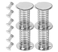 TOBBOMEY 12 Piezas Bases de Muelles para Muñecas de Juguete con Adhesivo Doble Cara Movimiento Oscilante para Decoración de Salpicadero de Coche Manualidades DIY Hogar y Oficina