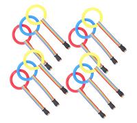 TOBBOMEY 12 Piezas Retractable Dog Leash Correa Para La Muñeca Para Tela De Tendón De Carne