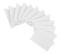 TOBBOMEY 12 Placas Inferiores de Persiana Vertical de Plástico 89 MM Accesorios para Cortinas y Persianas Enrollables de Hogar Kit de 12 Unidades para Decoración y Reparación