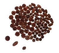 TOBBOMEY 120 Piezas De Adornos De Piñas Conos De Árbol para Manualidades Piñas Colgantes para Decorar Relleno De