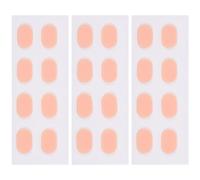 TOBBOMEY 12pares Almohadillas Nasales Para Gafas De Espuma Antideslizantes Almohadillas Nasales Autoadhesivas Puentes De Nariz Accesorios Reemplazables Para Gafas Cómodas