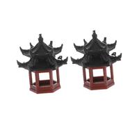 TOBBOMEY 2 Bonsáis De Paisajismo para Jardín Japonés, Figuras Japonesas, Micropaisaje, Suculentas, Pequeñas Estatuas Japonesas, Peces, Decoración De Jardín, Bonsáis, Figuras De Bonsái.