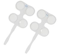 TOBBOMEY 2 Herramientas De Entrenamiento De La Función Visual Herramienta De Ejercicio Ocular Aleta Óptica Equipo De Optometría Lente