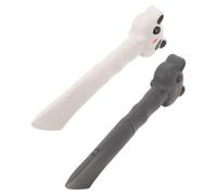 TOBBOMEY 2 Piezas Cuchara para Comida Húmeda de Mascotas 2 Piezas, Abrelatas Seguro Integrado, Pala de Silicona Resistente para Gatos y Perros, Utensilios para Alimentación Precisa en