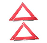TOBBOMEY 2 Piezas Kit de Seguridad Vial con Triángulos Reflectantes Plegables para Coche de Advertencia Portátil para Emergencias Alta Visibilidad para Vehículos Carretera