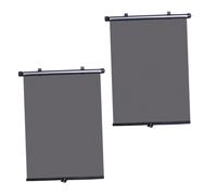 TOBBOMEY 2 Piezas Parasol para Ventanas Laterales de Coche Unidades Enrollable con Malla Transpirable Protección UV para Bebés y Mascotas Fácil Instalación y Almacenamiento