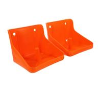 TOBBOMEY 2 Piezas Salt Block Holder para Ganado y Caballos Resistente Fácil de Montar y Fijar Soporte para Bloques de Interior y Exterior Compatible con Ovejas y Otros Animales