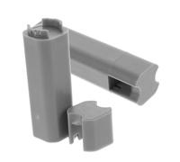 TOBBOMEY 2 Piezas Tiradores de Cuerda para con Asa Antideslizante y Diseño Ergonómico Peso para Cortinas de Ventana Accesorios Resistentes al Viento Mango Mate para Color Gris