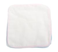 TOBBOMEY 20 piezas Paquete Toallitas de Algodón para Niña Doble sin Estampado Toallas Saliva Lavables para Recién Nacidos Suaves y Absorbentes Rosa y Azul para Lactancia y Cuidado