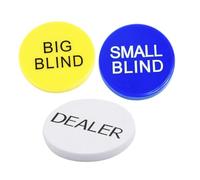 TOBBOMEY 3 Piezas Fichas de Póker Numéricas Bingo Accesorio Duraderas y Seguras para Aprendizaje Matemáticas Contar Sumar Restar