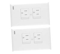 TOBBOMEY 3 piezas Protector Enchufes Bebés Autocierrre Tapa Segura para Pared Protección Infantil contra Descargas Eléctricas Diseño Práctico para Hogar y Aula