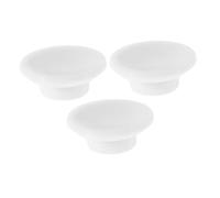 TOBBOMEY 3 Piezas Tapón de Drenaje del congelador Accesorios para el refrigerador tapón de Drenaje del refrigerador Paradas de Goma Enchufe de Goma Enchufe Enfriador Caucho Blanco