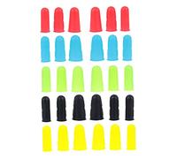 TOBBOMEY 30 piezas Protector Dedos Silicona Flexible Uds Mangas Aislantes Térmicas para Protección contra Quemaduras Uso Industrial y Cocina Color Aleatorio Color Aleatorio