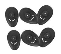 TOBBOMEY 3pares Orejeras Silicona Protectores Auditivos Para Tinte De Cabello Protección Contra Calor Maquillaje Uso Hogar Profesional