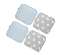 TOBBOMEY 4 Piezas Bolsa Portátil Para Toallas Sanitarias Con Compartimentos Separados Diseño Compacto Y Privacidad Silenciosa Organizador Higiénico Para Mujeres Oficina Viaje Escuela