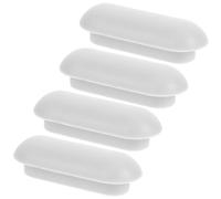 TOBBOMEY 4 piezas Parachoques para Tapa Inodoro de Silicona Transparente Unidades Amortiguadores Antideslizantes para Asiento Wc Protectores Silenciosos y Duraderos para Repuestos Tapa