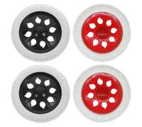 TOBBOMEY 4 Ruedas De Plástico Para Cubo Ruedas Giratorias Para Carrito De Compras Para Carrito De Equipaje