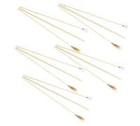 TOBBOMEY 5 Juegos Kit Limpiadores de Cera de Oídos de Bambú Ergonómicos Accesorios Profesionales para Eliminación de Cerumen Aptos para Adultos y Adolescentes Portátiles y Duraderos