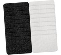 TOBBOMEY 50 Pares Hook and Loop Anti-Slip Pads Multipurpose Non-Skid Rug and Floor Mat Fixers For Home Office Kitchen Strong Adhesive No Damage