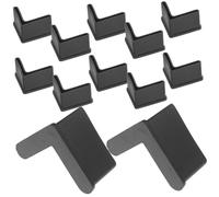 TOBBOMEY 50 Piezas Unidades Protectores Patas Muebles de Goma Ángulo Fundas Antideslizantes para Sillas y Taburetes Cubiertas Duraderas para Proteger