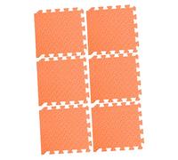 TOBBOMEY 6piezas Baldosas Eva Entrelazadas Tapete De Alfombra para Suelo Cojín Protector De Azulejos