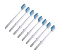 TOBBOMEY 8 piezas Cabezal de Cepillo Oral Irrigador Recambio Blanco Compatible Limpieza Interdental Cuidado Bucal Familiar