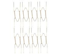 TOBBOMEY 8 piezas Ganchos Invisibles para Colgar Platos Pared Soporte Decorativo Forma de Doradas Alta Resistencia para Organizar y Decorar Recibidores y Entradas