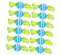 TOBBOMEY Adornos De Vidrio De Colores Para Manualidades, Dulce Estilo Abstracto, 12 Piezas Mixtas, Cristal Pintado, Decoración Para Hogar y Oficina, Obsequio Para Fiestas