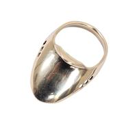 TOBBOMEY Anillo de Pulgar de Latón Profesional Resistente para con Protector de Dedo Cómodo y Duradero de Uso Ambidiestro para Arqueros