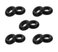 TOBBOMEY Anillos de Límite de Cable de Goma para Gimnasio 10 Piezas, Accesorio de Polea para Máquinas de Ejercicio en Casa, Tope de Cable Resistente para Equipos Fitness, Compatible