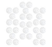 TOBBOMEY Balones de Golf Blancas de Plástico Huecas con 26 Agujeros 48 Unidades para Práctica Interior y Exterior Entrenamiento para Principiantes y Profesionales Balones Ligeras y