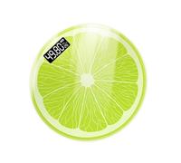 TOBBOMEY Báscula Digital Precisa De Cuerpo Con Diseño Creativo De Limón Material Vidrio Templado Escala Electrónica Para Hogar y Gestión Fitness Ahorro Energético Anticolisión