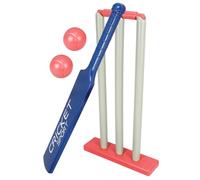 TOBBOMEY Bate y Pelota de Críquet para Exterior de Juguetes Deportivos de Abs Duradero Ligero y Seguro para Jardín y Playa