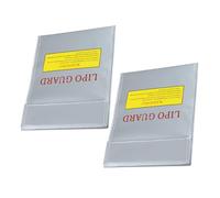 TOBBOMEY Bolsa Ignífuga para Baterías Lipo Pequeña 18X23 CM 2 Piezas Protección Segura contra Explosiones y Fuego Bolsa Resistente para Carga y Almacenamiento en Electrónica