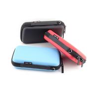 TOBBOMEY Bolsa Organizadora Electrónica Roja con Divisores Ajustables y Bolsillo Interior para Accesorios Maletín Portátil para Viaje y Almacenamiento de Dispositivos