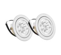 TOBBOMEY Bombillas Led Para Campana Extractora Iluminación Led Fría Redonda 12v Dc Bajo Consumo 2 Unidades Recambio Apto Cocina y Electrodomésticos