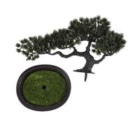 TOBBOMEY Bonsái Artificial Potted Plants Lifelike Miniature Zen Garden Home Office Desk Decor Árboreas Artificiales Maceta para Interior