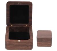 TOBBOMEY Caja De Colección De Recuerdos Contenedor para Dientes Perdidos Estuche para Dientes De Leche Organizador De Joyas De Madera Soporte para