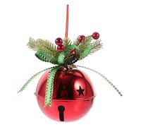 TOBBOMEY Campanas Navideñas De Hierro Forjado Diseño De Piña Decoración Colgante DIY para Árboles Campanas Navideñas Delicadas Bayas Colgantes De Escena para Decoración De Navidad